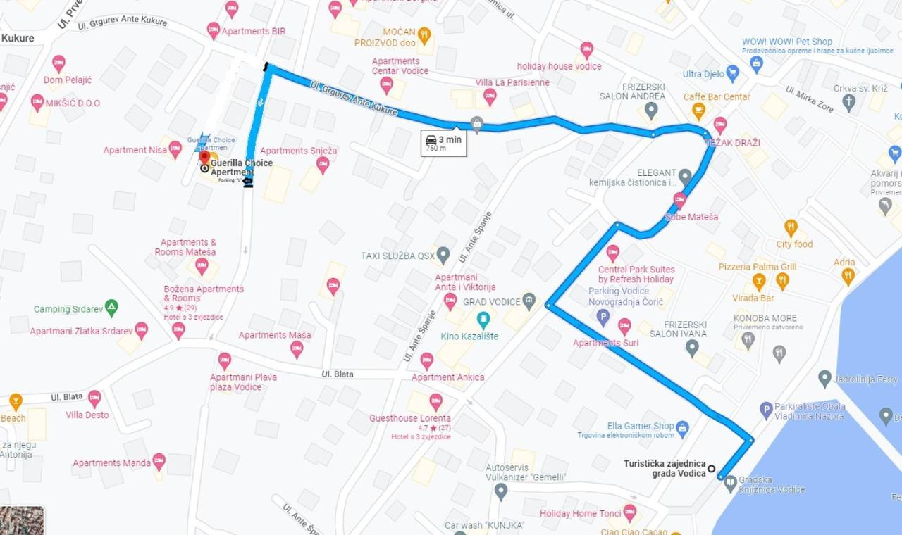 Guerilla Choice Apartment Vodice Ngoại thất bức ảnh